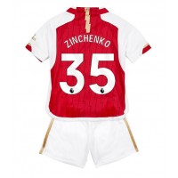 Billiga Arsenal Oleksandr Zinchenko #35 Barnkläder Hemma fotbollskläder till baby 2023-24 Kortärmad (+ Korta byxor)